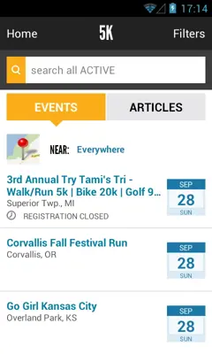 ACTIVE android App screenshot 2